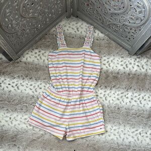 Tommy Hilfiger rainbow romper girls medium beach pool party California summer